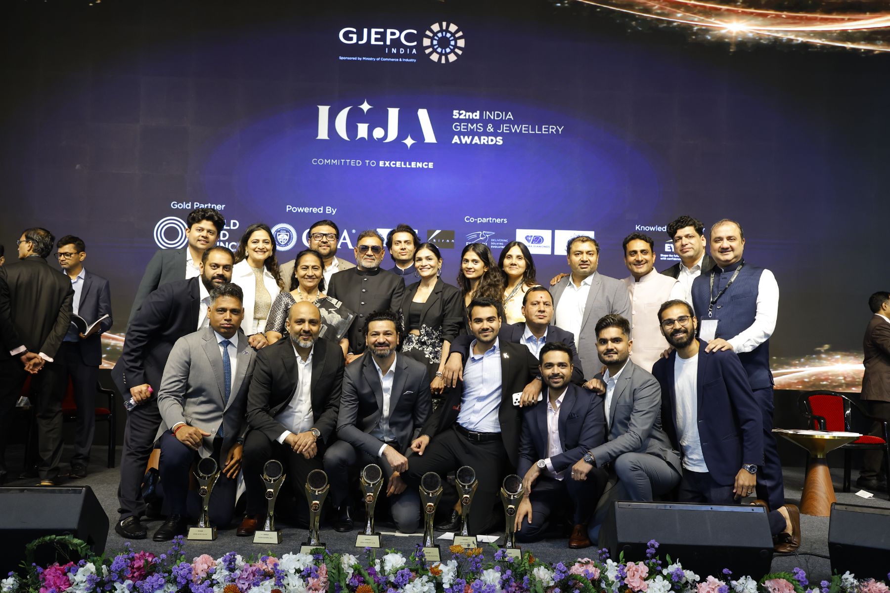 Team KIRA at the 52nd India Gem and Jewellery Awards