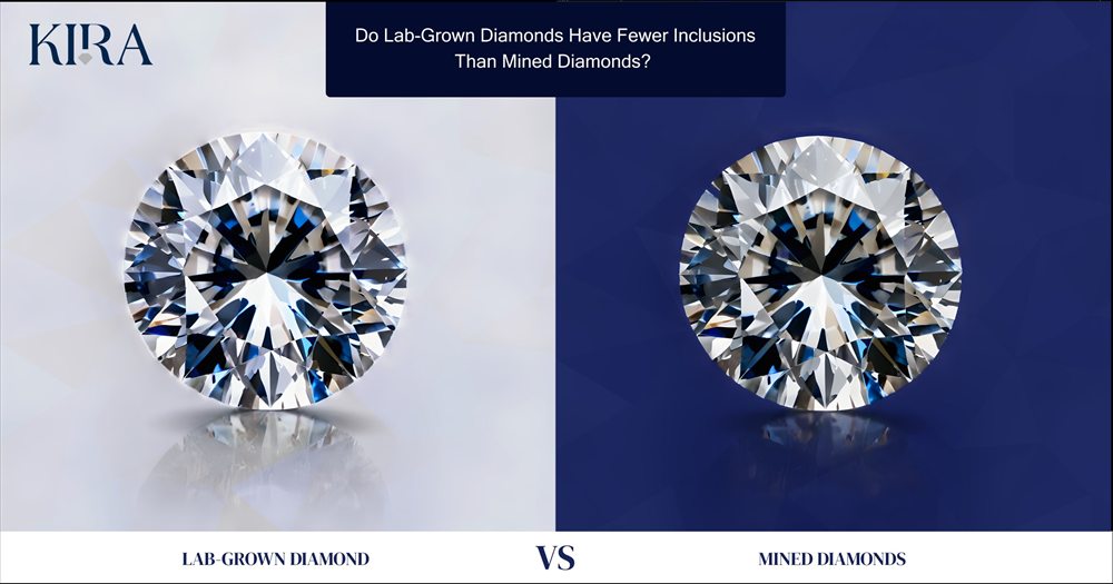 Do lab grown diamonds have fewer inclusions than mined diamonds?