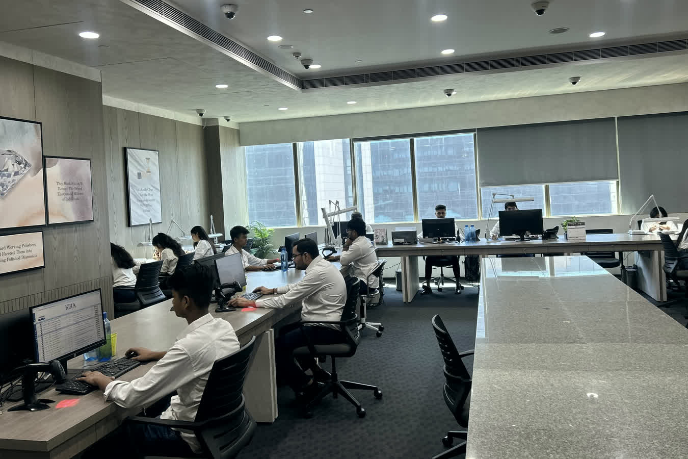 The KIRA office floor